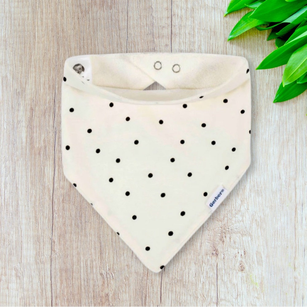 NWT Gerber baby dot bandana bib
